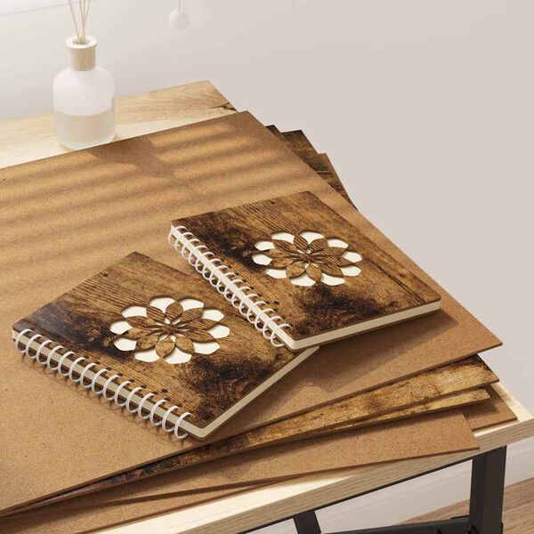 vidaXL Panele dekoracyjne 50 pcs Dąb wędzony 40 x 60 x 0.27 cm