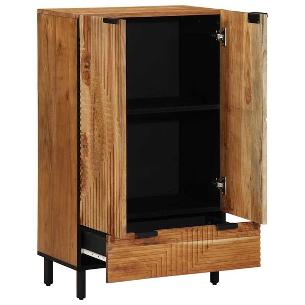 vidaXL Highboard Naturalny 60 x 33,5 x 100 cm Lite Drewno Akacji