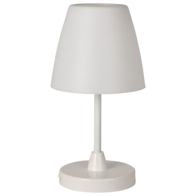 H&S Collection Akumulatorowa lampa stołowa LED, biała, 13x30 cm
