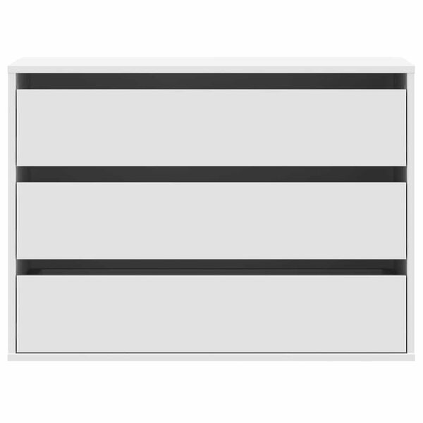 vidaXL Komoda, biała, 80x41x58 cm, materiał drewnopochodny