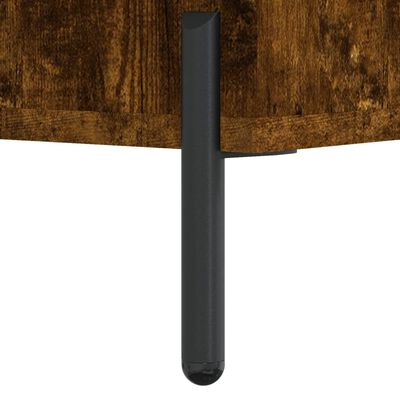 vidaXL Biurko, przydymiony dąb, 140x50x75 cm, materiał drewnopochodny