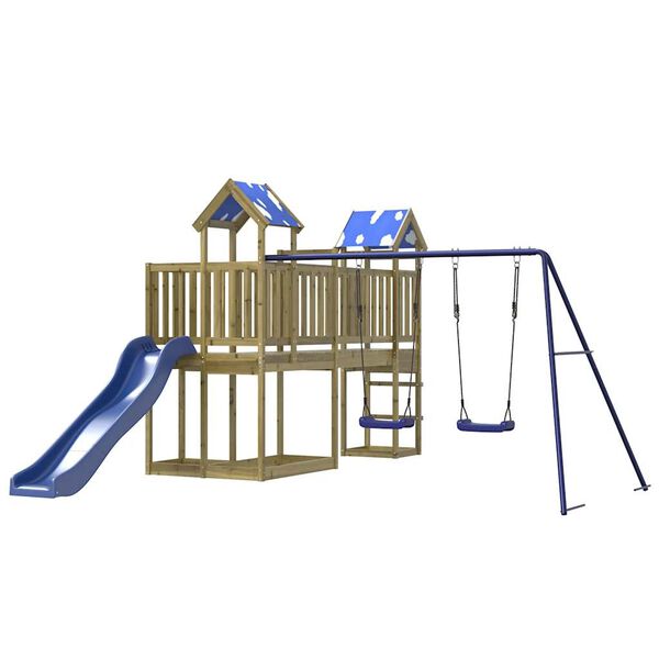 vidaXL Plac zabaw do ogrodu, impregnowane drewno sosnowe