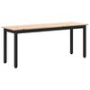 vidaXL ławka Naturalny 110 x 35 x 45 cm Lite drewno sosnowe
