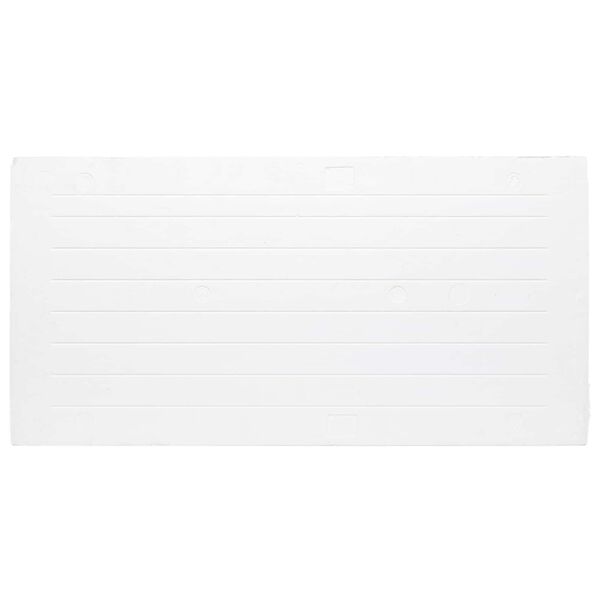 vidaXL Panele ścienne 10 pcs Czerwony i Biały 100 x 50 cm Pianka EPS