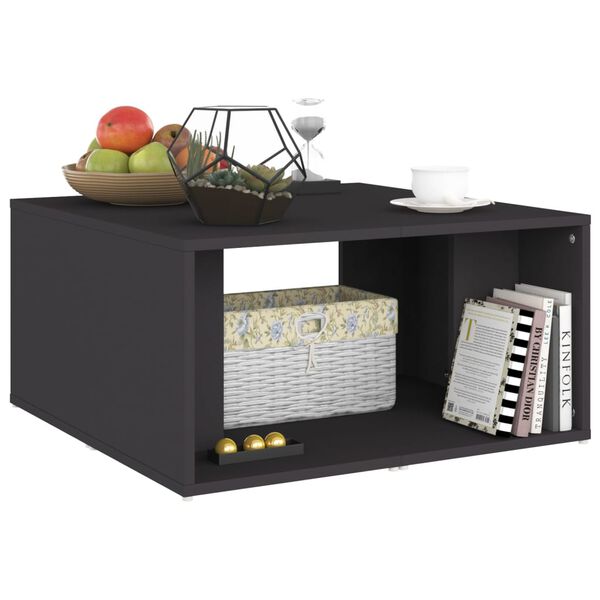 vidaXL Stoliki kawowe, 4 szt., szare, 33x33x33 cm