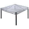 vidaXL Wymiana osłony altany 300 x 300 x 26 cm przezroczysty PVC