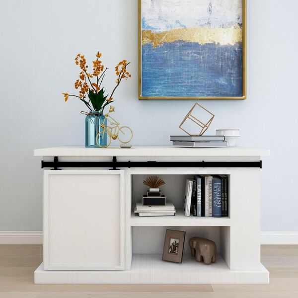 vidaXL System do drzwi przesuwnych do mebli, stal węglowa, 152 cm