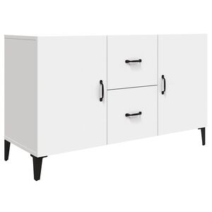 vidaXL Komoda, biała, 100x36x60 cm, materiał drewnopochodny