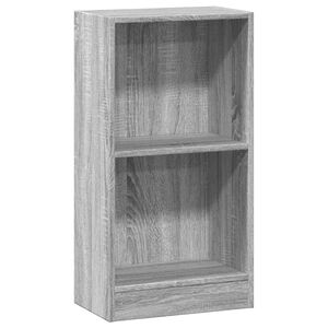 vidaXL Regał, szary dąb sonoma, 40x24x76 cm, materiał drewnopochodny