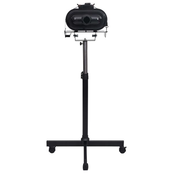 vidaXL Suszarka dla zwierząt, 2-silnikowa, ze stojakiem, czarna