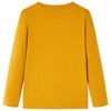 Koszulka dziecięca z długimi rękawami, ochra, 92