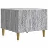 vidaXL Stolik kawowy Szary Sonoma 50 x 49 x 40 cm Drewno inżynieryjne