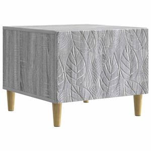 vidaXL Stolik kawowy Szary Sonoma 50 x 49 x 40 cm Drewno inżynieryjne