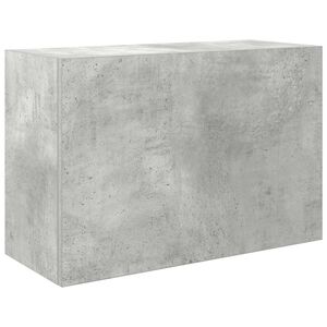 vidaXL Wisząca szafka łazienkowa, szarość betonu, 60x25x40 cm