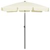 vidaXL Parasol plażowy, piaskowy ż&oacute;łty, 180x120 cm