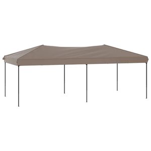 vidaXL Składany namiot imprezowy, kolor taupe, 3x6 m