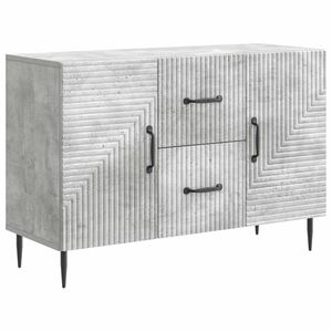 vidaXL Bufet Betonowy szary 89 x 34,5 x 60 cm Drewno inżynieryjne