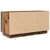 vidaXL Szafka RTV z oświetleniem LED Stare drewno 100x41x50 cm