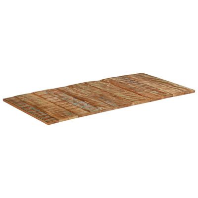 vidaXL Blat stołu, 120x60x(1,5-1,6) cm, lite drewno z odzysku