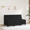 vidaXL | Modułowa sofa bez podłokietnik&oacute;w | Czarny 55 x 74 x 82 cm
