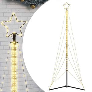 vidaXL Choinka LED 525 LEDs Ciepła biel 302 cm