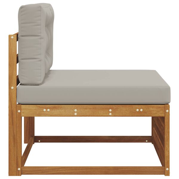 vidaXL Sofa środkowa na zewnątrz Lite Drewno Akacji Naturalny