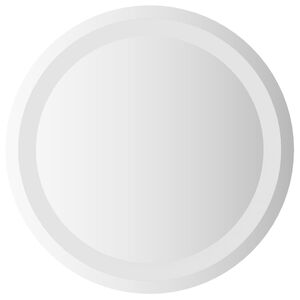 vidaXL Lustro łazienkowe LED przezroczysty &Oslash; 40 cm szkło hartowane