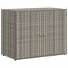 vidaXL Szafka ogrodowa, szara, 100x55,5x80 cm, rattan PE