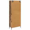 vidaXL Highboard Montowane na ścianie Stare drewno 69,5 x 34 x 180 cm