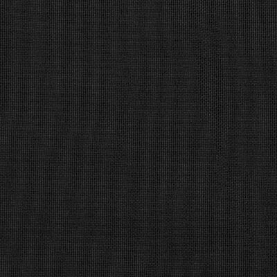 vidaXL Zasłona stylizowana na lnianą, przelotki, czarna, 290x245 cm