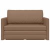 vidaXL Sofa Bed 110cm Cappuccino Sztuczna sk&oacute;ra