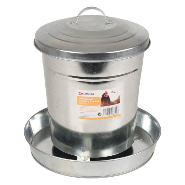 FLAMINGO Karmidło Hedwig, galwanizowane, 6 L