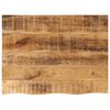 vidaXL Blat stołu, 90x60x3,8 cm, naturalna krawędź, drewno mango