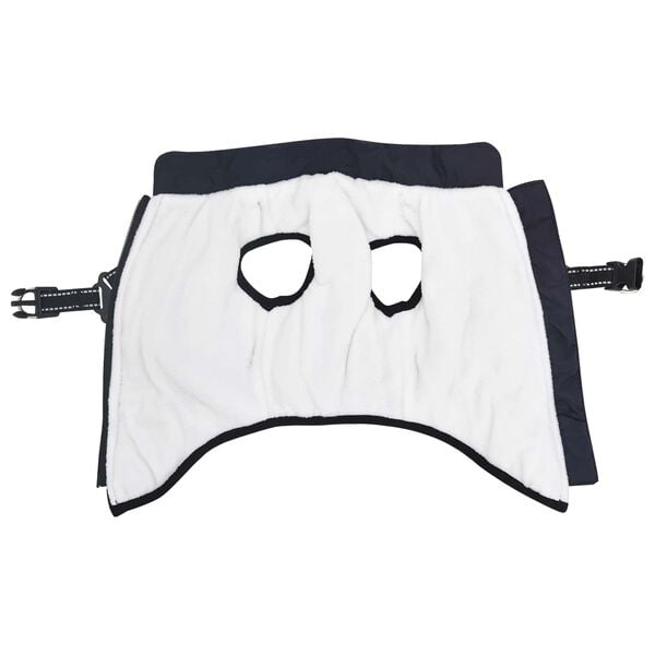 vidaXL Kurtka dla Psa Granatowy L36 Runo i poliester