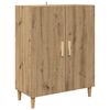 vidaXL Highboard Dąb rzemieślniczy 69,5 x 32,5 x 180 cm