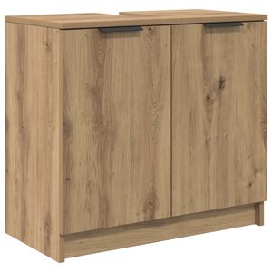 vidaXL Szafka Łazienkowa Dąb rzemieślniczy 64,5 x 33,5 x 59 cm