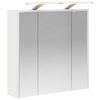vidaXL Szafka z lustrem do łazienki Biały 63,5 x 16 x 62,5 cm