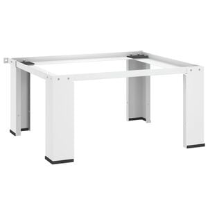 vidaXL Podstawka na Pralkę 2 pcs Czarny 64 x 55 x 32.5 cm Stal