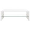 vidaXL Stolik do kawy, wysoki połysk biały