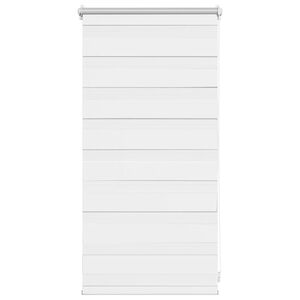 vidaXL Roleta Zebra 40,9x100 cm Szerokość materiału 36,7 cm biała