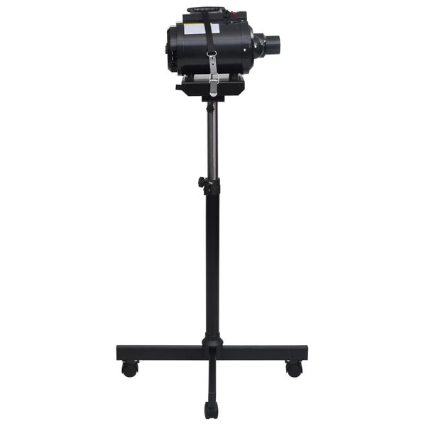 vidaXL Suszarka dla zwierząt, 2-silnikowa, ze stojakiem, czarna