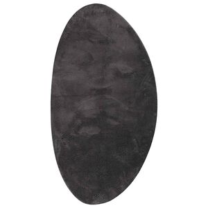 vidaXL Dywan HUARTE antracytowy 80 x 150 cm Poliester Medium Pile