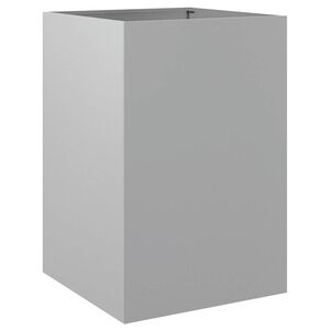 vidaXL Donica, srebrna, 52x48x75 cm, stal galwanizowana