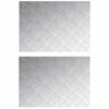 vidaXL Stopień 2 szt. 70 x 50 cm Srebrny Aluminium Prostokątny