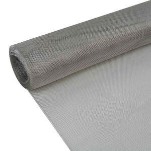 vidaXL Siatki Druciane 100 x 500 cm Mesh Stal nierdzewna 201 srebrny