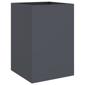 vidaXL Donica, antracytowa, 52x48x75 cm, stal