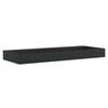 vidaXL Umywalka, 120x46x11cm, kompozyt mineralny/marmurowy, czarny mat