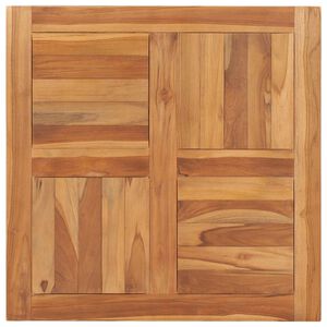 vidaXL Blat stołu, lite drewno tekowe, 70x70x2,5 cm