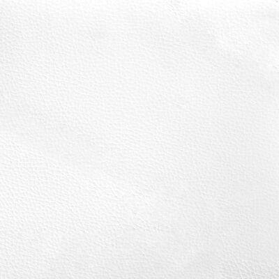 vidaXL Poduszka na wezgłowie, biała, 160 cm, sztuczna skóra
