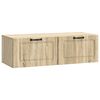vidaXL Szafka RTV montowana na ścianie dąb Sonoma 98 x 41 x 30 cm